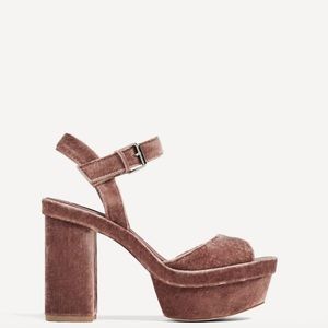 Zara heel sandals